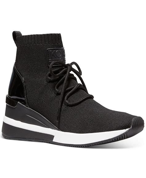 michael kors sneaker skyler|mk skyler wedge sneakers.